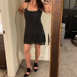 100% Silk Lined Hi Low Camisole Top Dress Sz Small